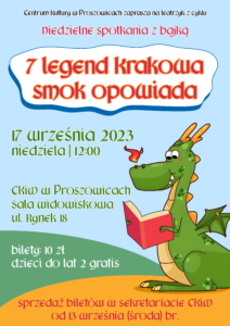 Teatrzyk pt. „7 legend Krakowa smok opowiada”